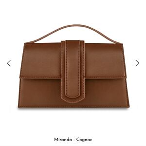 Kayla+Ava Miranda purse crossbody bag Cognac New Curateur Brown